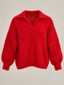 Scarlet Haze Mohair Polo