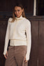 The Ivory Wrap Cardigan Sweater