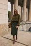 The Olive Faux Leather Skirt