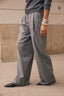 Grey Wide-Leg Trousers