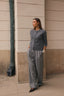Grey Wide-Leg Trousers