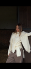 The Ivory Wrap Cardigan Sweater