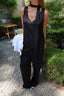 SATIN TOP BLACK