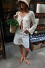 WHITE JEANS BERMUDA SHORTS