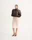 LEATHER DARK CHOCOLATE JACKET