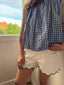 SANTORINI LACE TRIM TOP