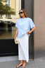 LIGHT BLUE MUSE TEE