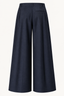 Midnight Navy Oversized Wool Trousers