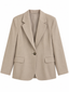 Oversized Beige Blazer
