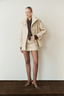 Short Wool Blazer Coat