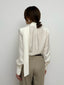 SCARF-TIE BLOUSE