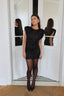 SEQUIN CLASSIC DRESS BLACK