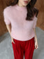 CLOUD TOUCH MOHAIR SWEATER PINK